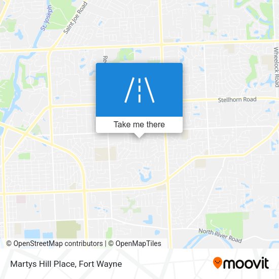 Mapa de Martys Hill Place