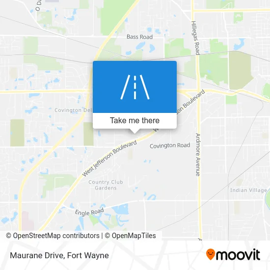 Maurane Drive map
