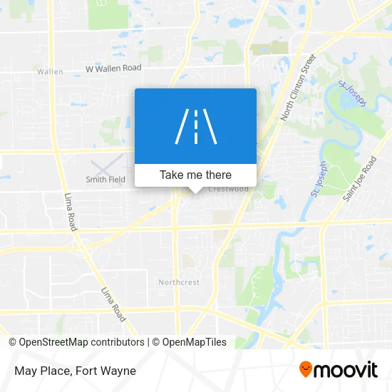 Mapa de May Place