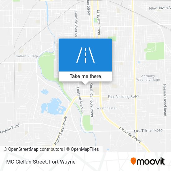 Mapa de MC Clellan Street