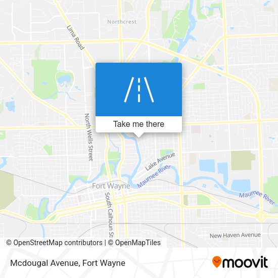 Mapa de Mcdougal Avenue