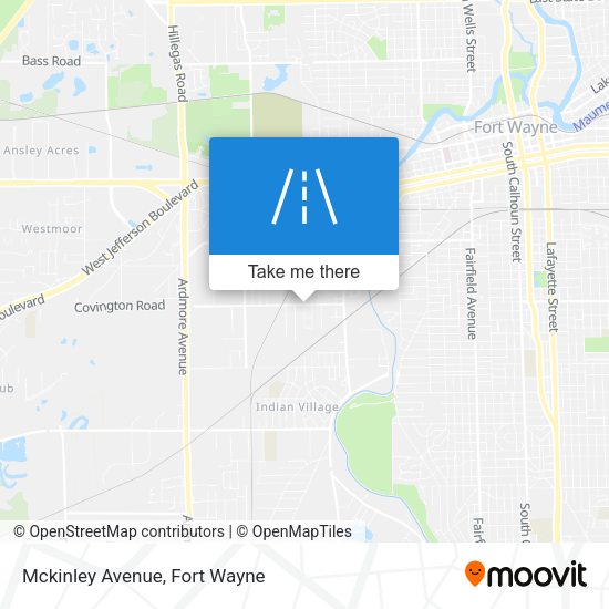 Mapa de Mckinley Avenue