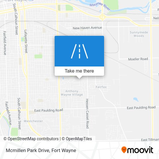 Mcmillen Park Drive map