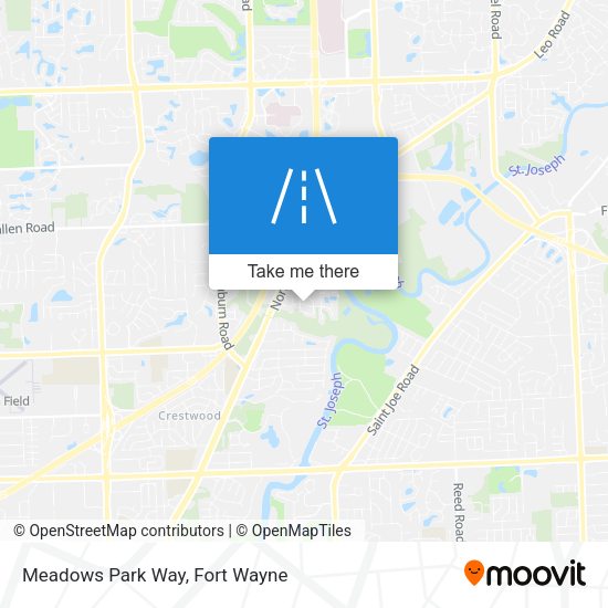 Mapa de Meadows Park Way