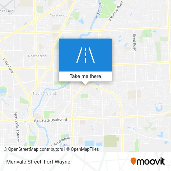 Mapa de Merivale Street