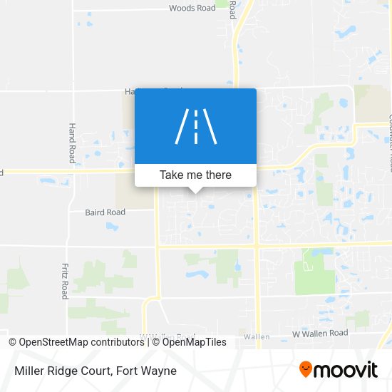 Miller Ridge Court map