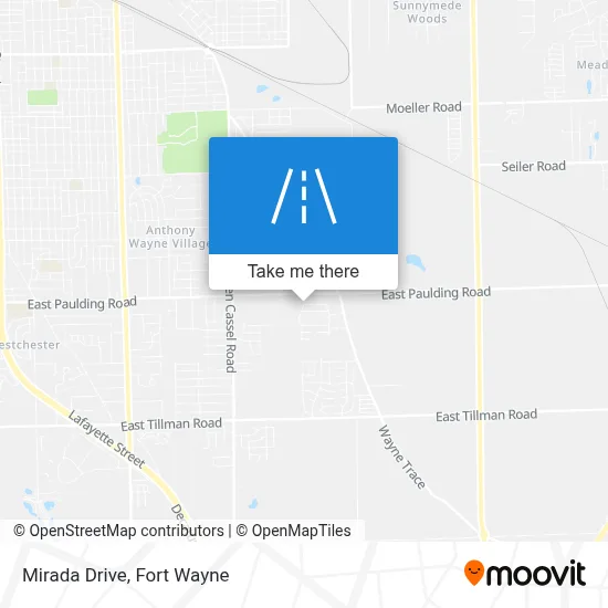 Mirada Drive map