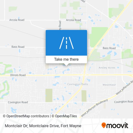 Montclair Dr; Montclaire Drive map
