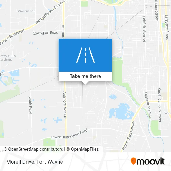 Morell Drive map