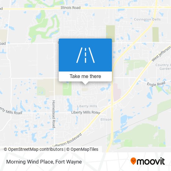 Morning Wind Place map