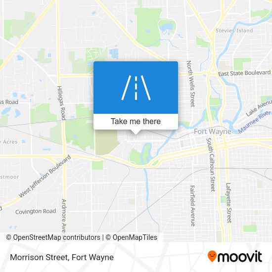 Mapa de Morrison Street