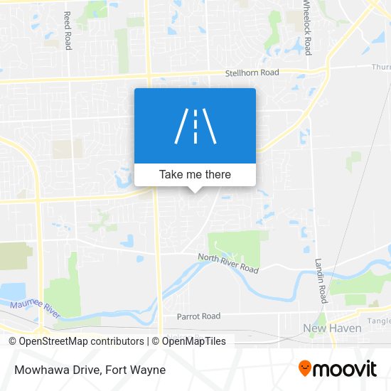 Mowhawa Drive map