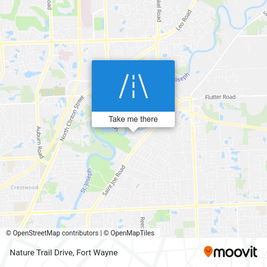 Nature Trail Drive map