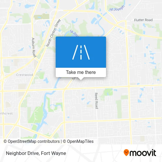 Neighbor Drive map