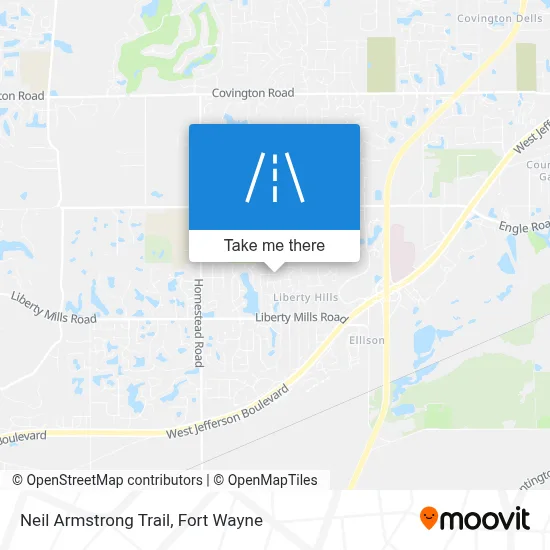 Neil Armstrong Trail map