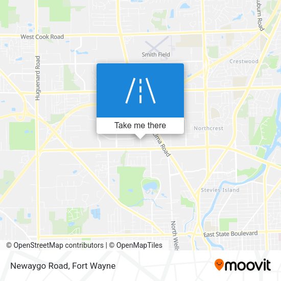 Mapa de Newaygo Road