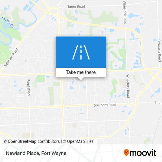 Mapa de Newland Place
