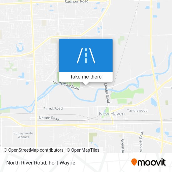 North River Road map