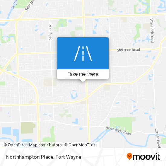 Northhampton Place map