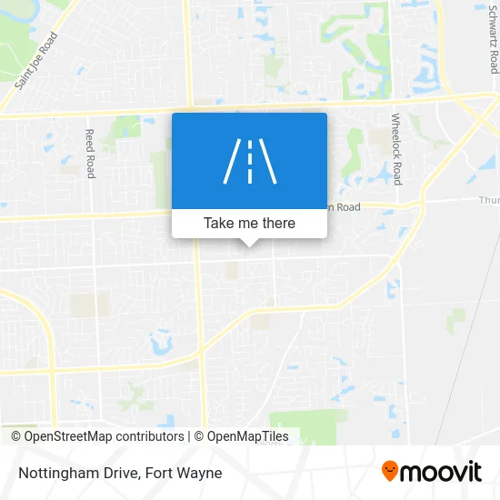 Nottingham Drive map