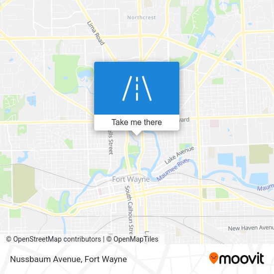 Mapa de Nussbaum Avenue