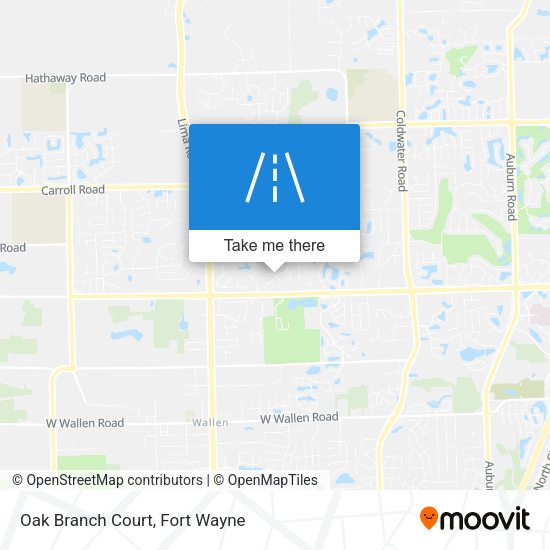 Oak Branch Court map