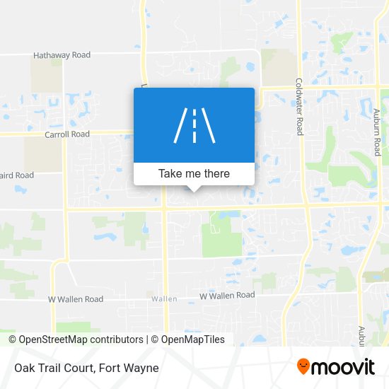 Oak Trail Court map