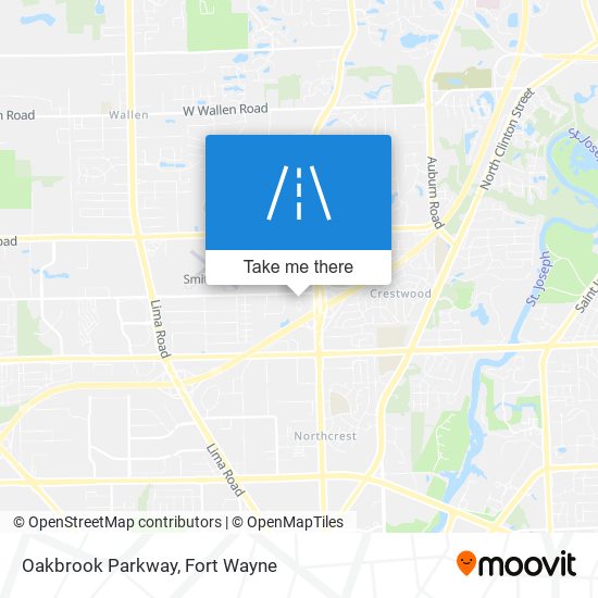 Mapa de Oakbrook Parkway