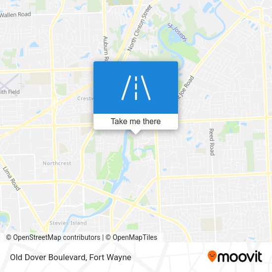 Old Dover Boulevard map