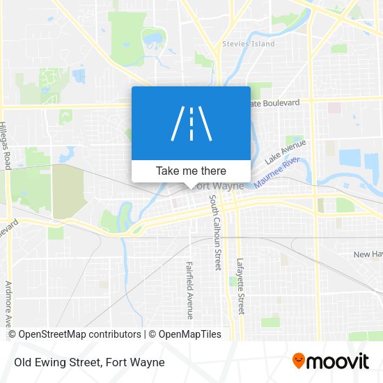 Old Ewing Street map