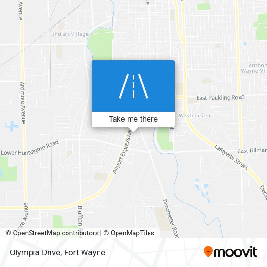 Mapa de Olympia Drive