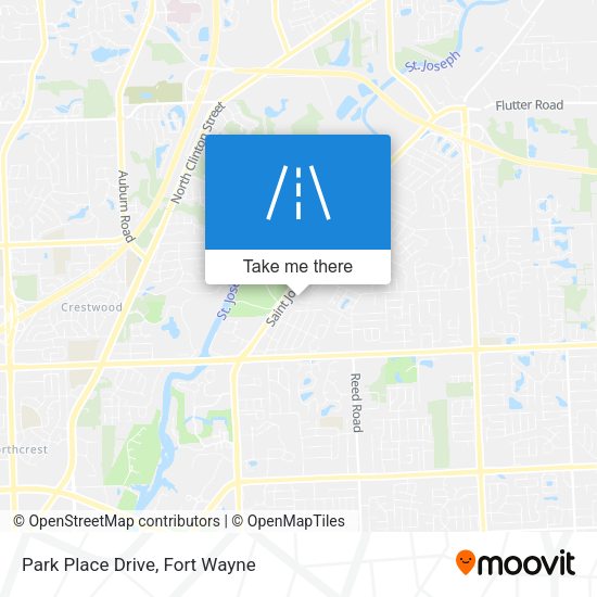 Mapa de Park Place Drive