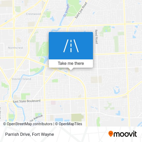 Mapa de Parrish Drive