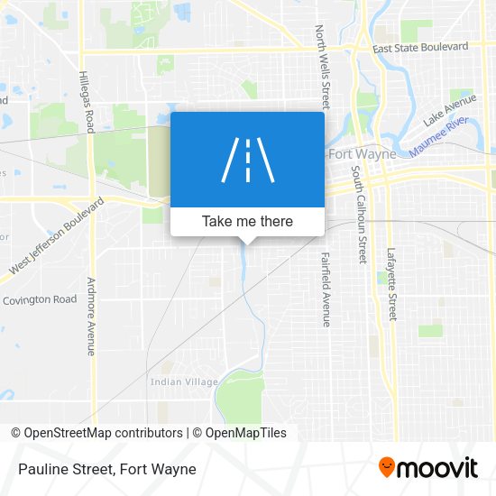 Mapa de Pauline Street