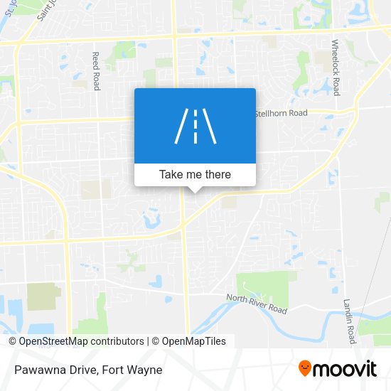 Pawawna Drive map