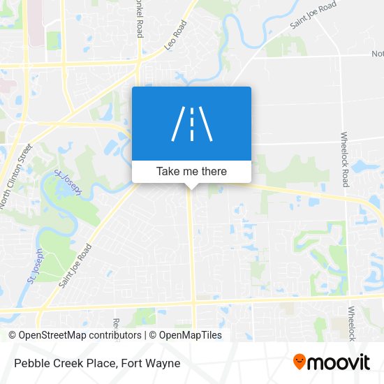 Pebble Creek Place map
