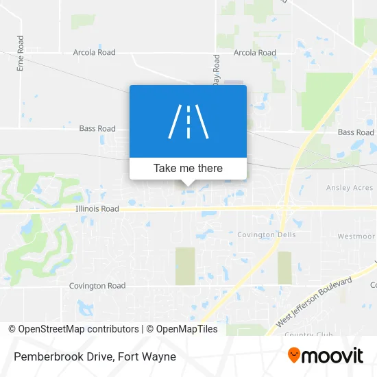 Pemberbrook Drive map