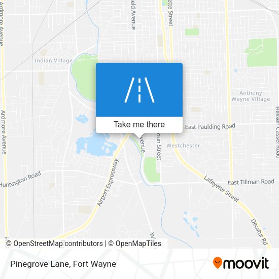 Mapa de Pinegrove Lane