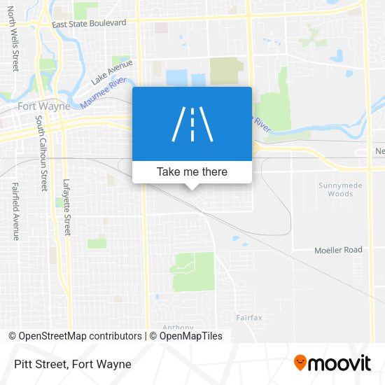 Mapa de Pitt Street