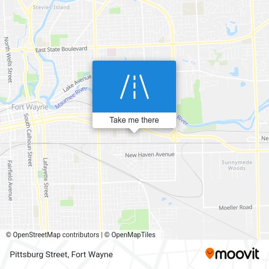 Pittsburg Street map