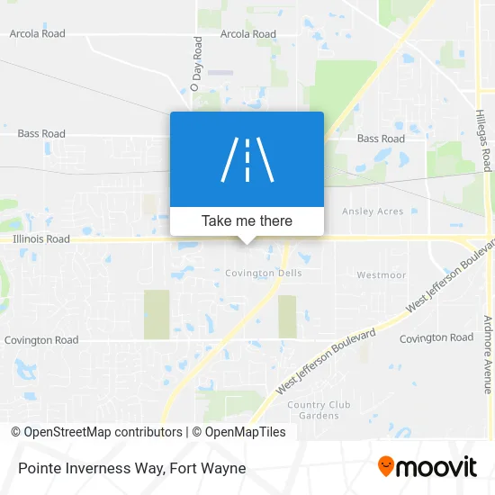 Pointe Inverness Way map