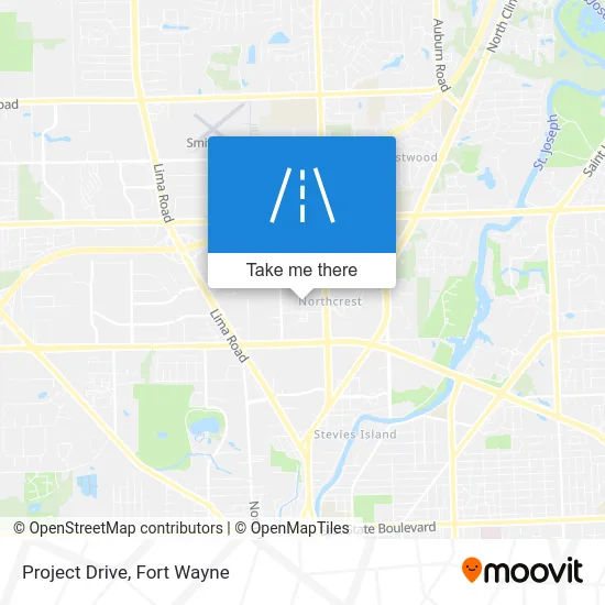 Project Drive map
