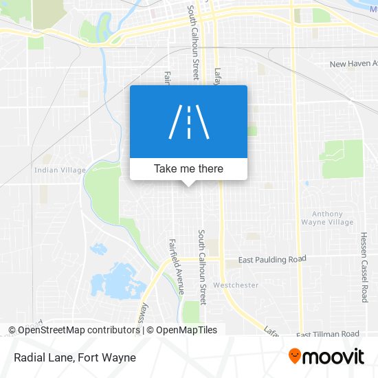 Radial Lane map