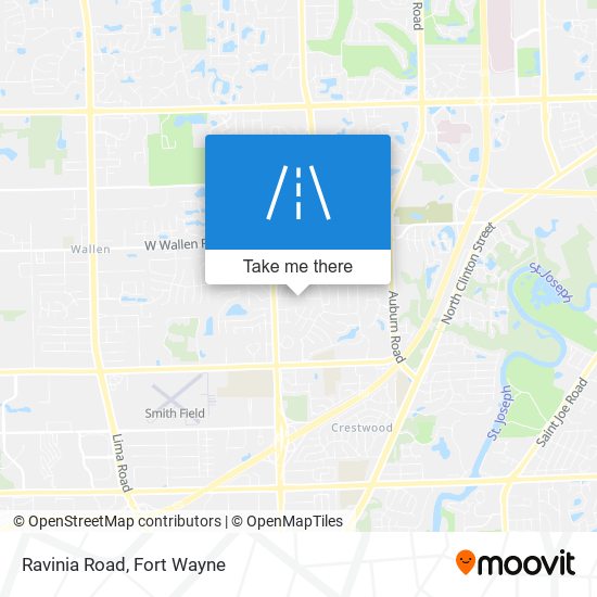 Ravinia Road map