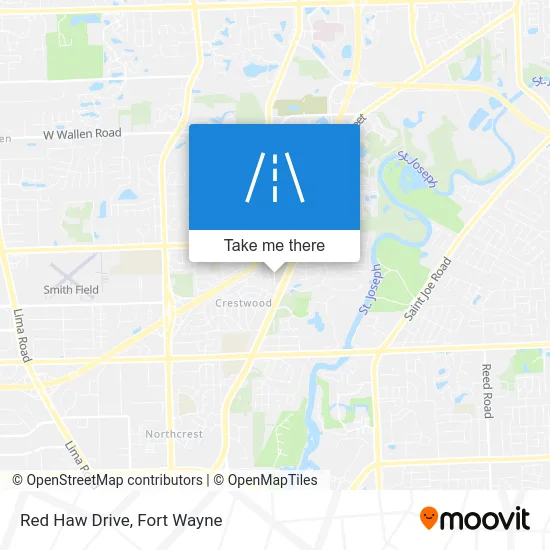 Red Haw Drive map