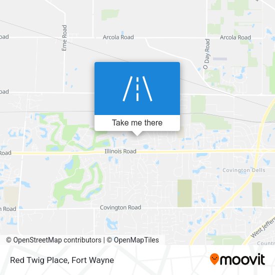 Mapa de Red Twig Place
