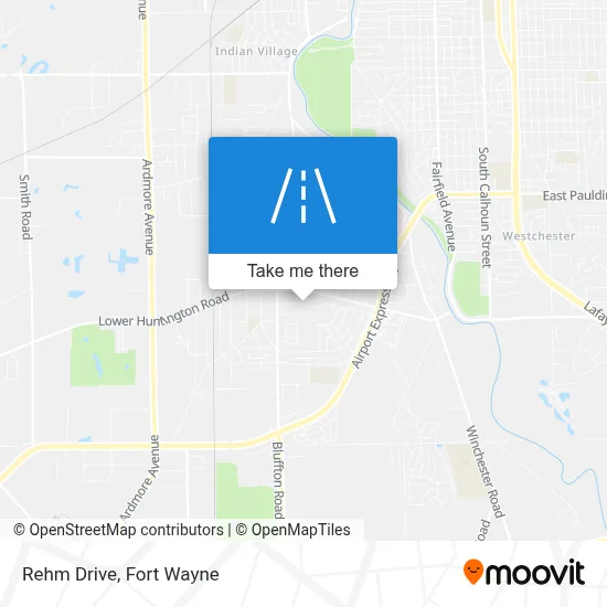 Rehm Drive map