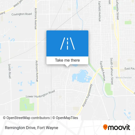 Remington Drive map