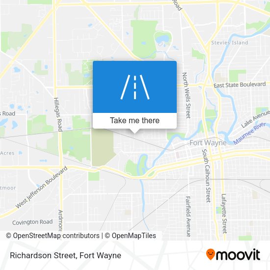 Mapa de Richardson Street