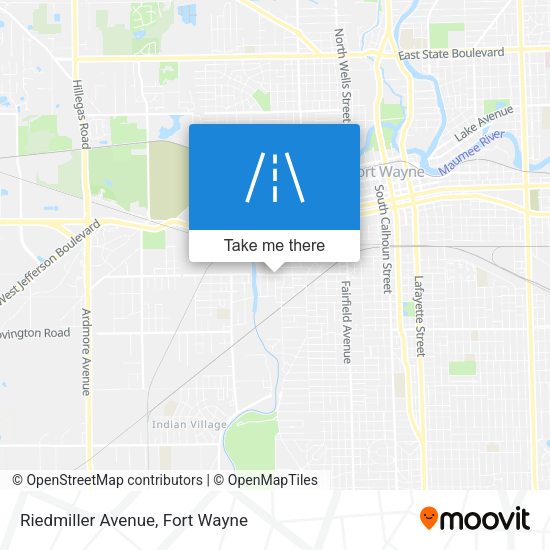 Riedmiller Avenue map